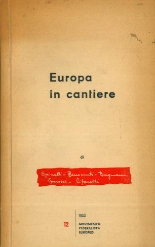 Europa in cantiere - Spinelli - copertina