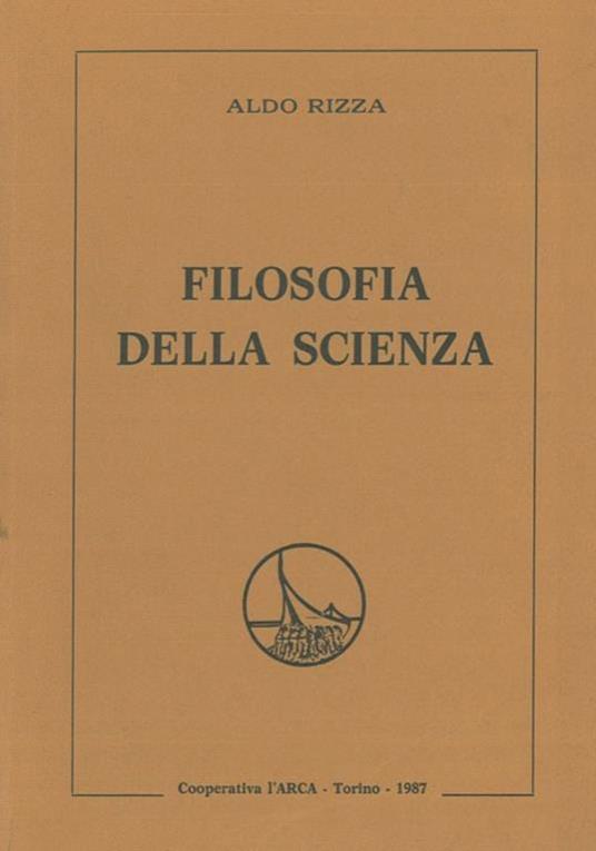 Filosofia della scienza - Aldo Rizza - copertina