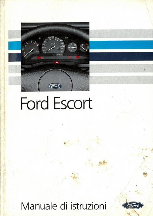 Ford Escort. Manuale d'istruzioni - copertina