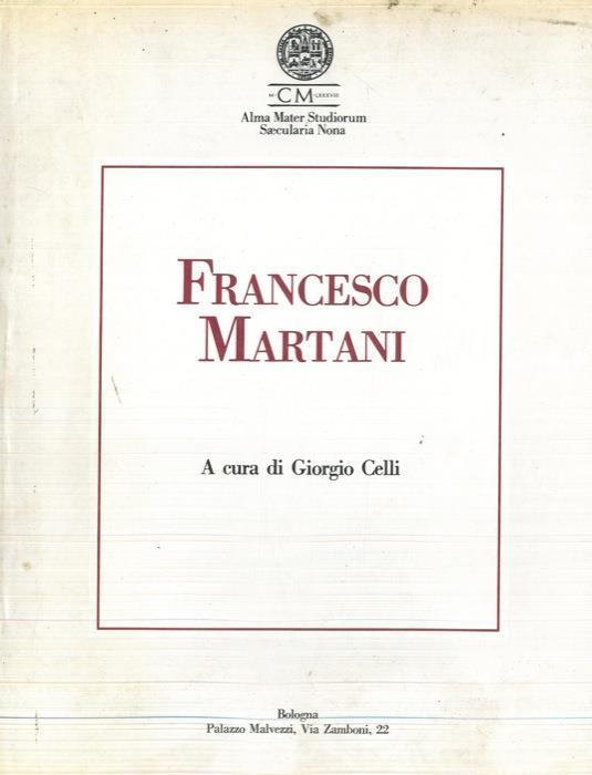 Francesco Martani - Giorgio Celli - copertina