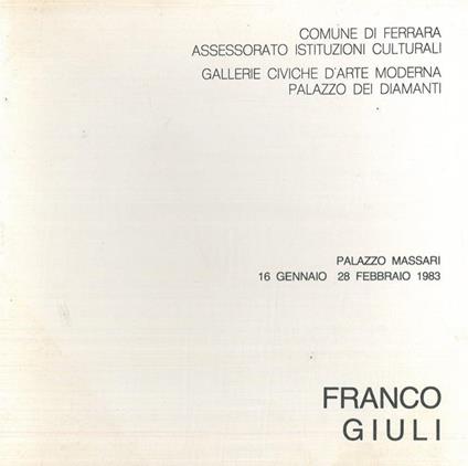 Franco Giuli - Giorgio Cortenova - copertina