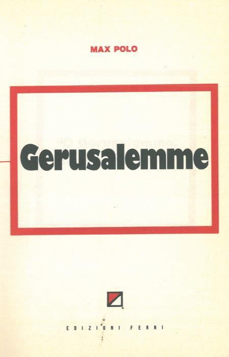 Gerusalemme - Max Polo - copertina