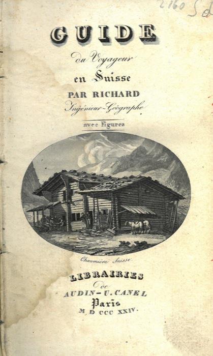 Guide du voyageur en Suisse - Richard - copertina