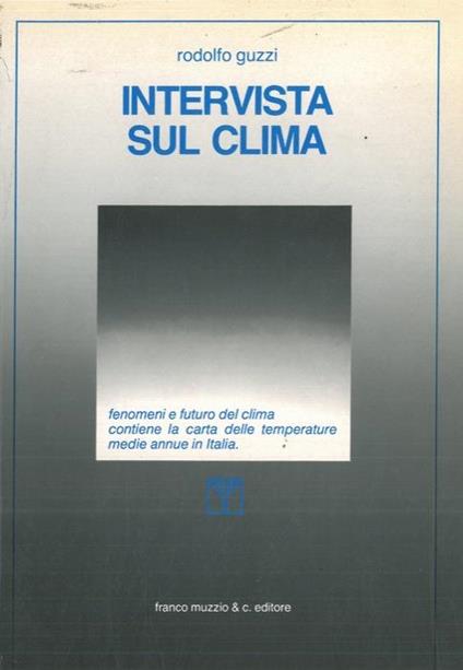 Intervista sul clima - Rodolfo Guzzi - copertina