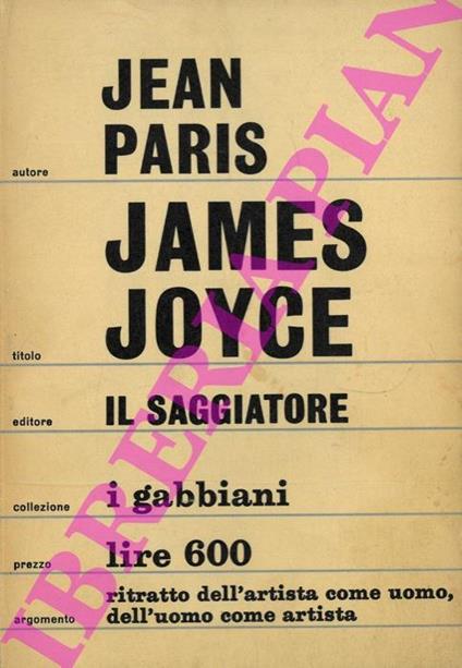 James Joyce - Jean Paris - copertina