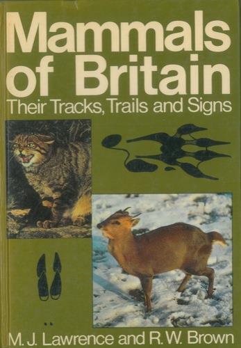 Mammals of Britain. Their Tracks, Trails and Signs - copertina