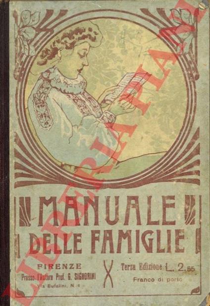 Manuale delle famiglie e degli uomini d'affari - G. Signorini - copertina