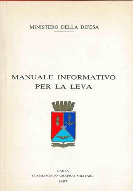 Manuale informativo per la leva - copertina