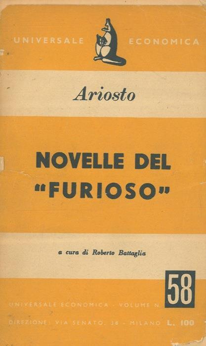 Novelle del "furioso" - Ludovico Ariosto - copertina