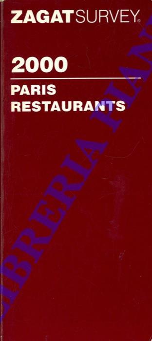 Paris restaurants 2000, 2005/2006 - Survey Zagat - copertina