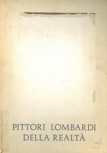 Pittori lombardi della realtà - Alessandro Cruciani - copertina