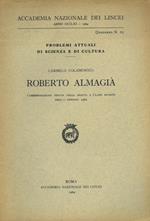 Roberto Almagià. Commemorazione tenuta.