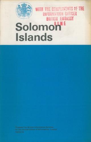 Solomon Islands - copertina