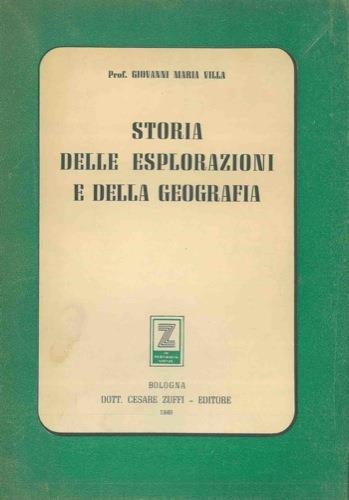 Storia delle esplorazioni e della geografia - Giancarlo Villa - copertina