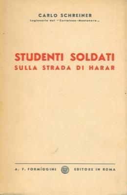 Studenti soldati sulla strada di Hara - Carlo Schreiner - copertina
