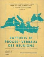 Rapports et proces-verbaux des reunions