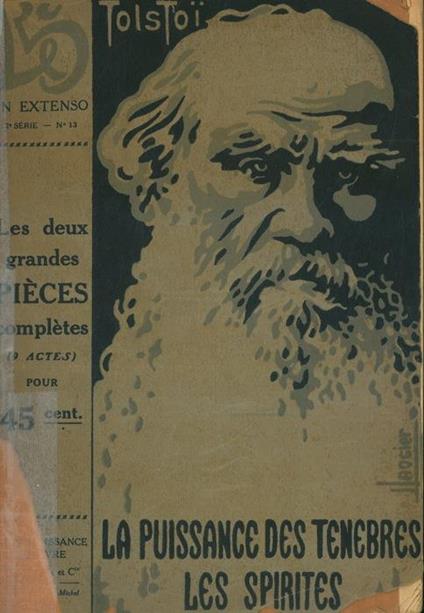 La Puissance des Ténbres. Drame en 5 actes. Les Spirites. Drame en 4 actes - Lev Tolstoj - copertina