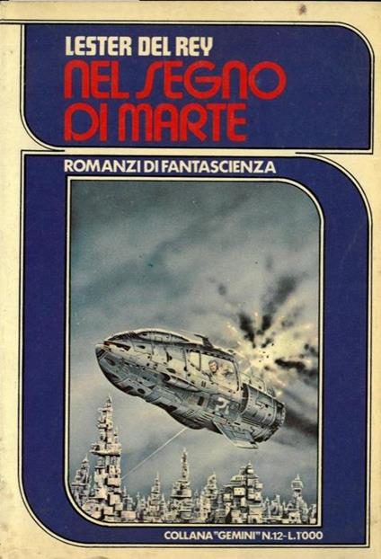 Nel segno di Marte - Lester Del Rey - copertina