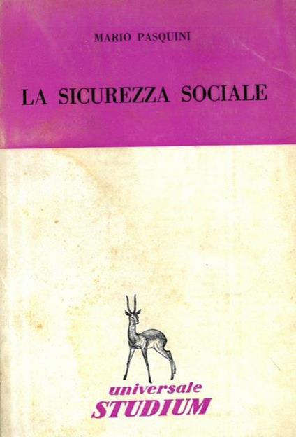 La sicurezza sociale - Mario Pasquini - copertina