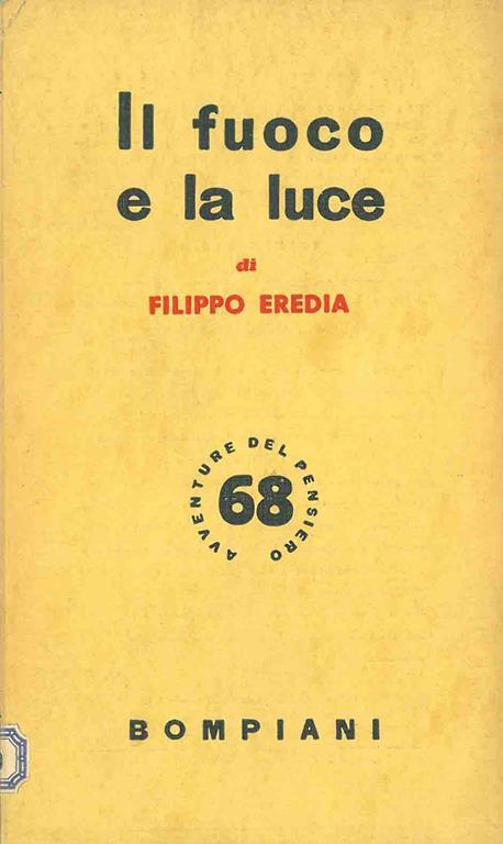 Il fuoco e la luce - Filippo Eredia - copertina