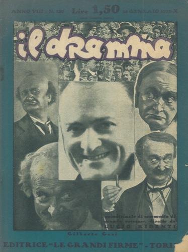 Il dramma. Quindicinale di commedie di grande successo - Lucio Ridenti - copertina