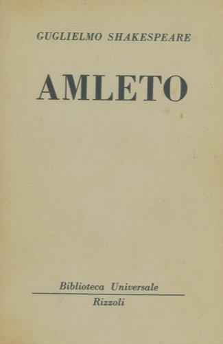 Amleto - William Shakespeare - copertina