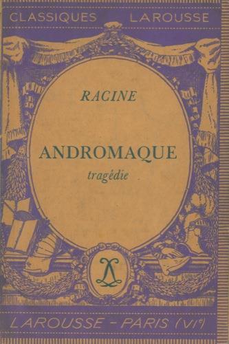 Andromaque. Tragédie - Jean Racine - copertina