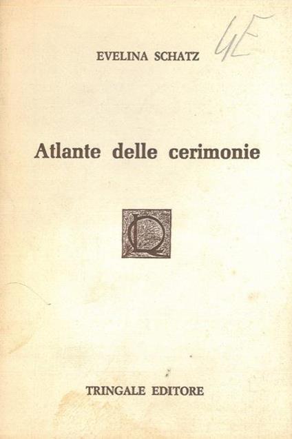 Atlante delle cerimonie - copertina