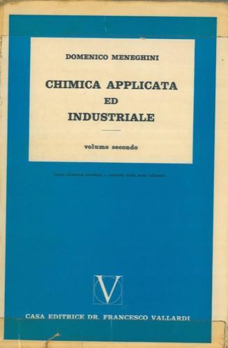 Chimica applcata e industriale - Domenico Meneghini - copertina