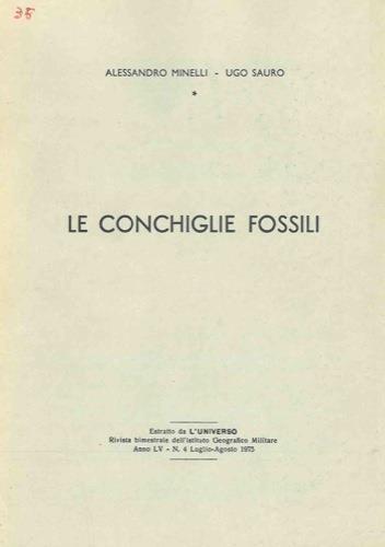 Le conchiglie fossili - Alessandro Minelli - copertina