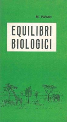 Equilibri biologici - Mario Pavan - copertina