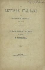 Le lettere italiane dal trattato di Aquisgrana ai dì nostri