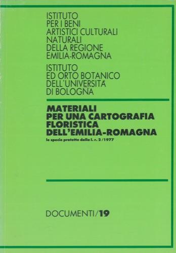 Materiali per una cartografia floristica dell'Emilia Romagna - Alessandro Alessandrini - copertina