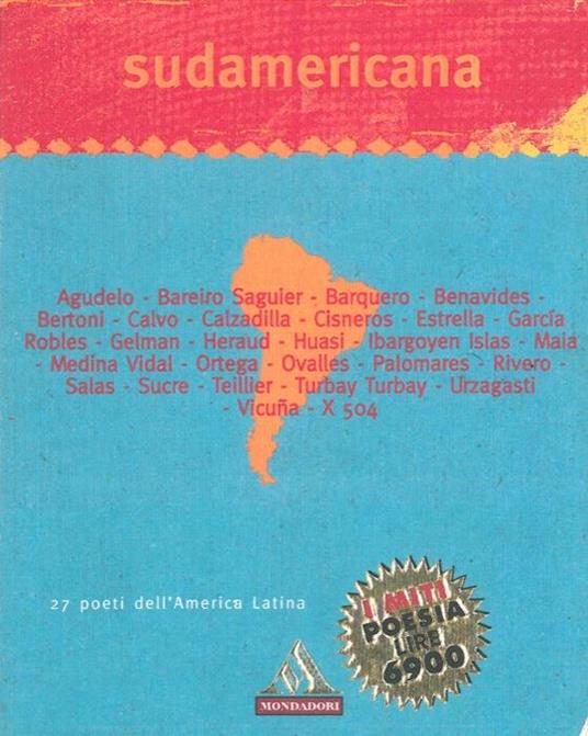 Sudamericana. 27 poeti dell'America Latina - copertina