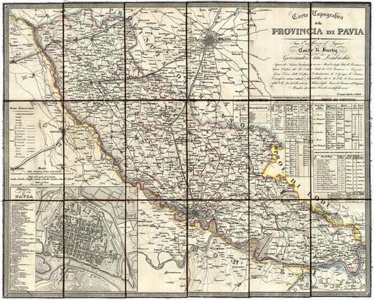 Carta Topografica Della Provincia Di Pavia. Verri Giovanni - Libro Usato -  ND - | IBS