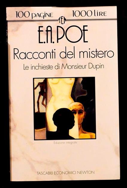 Racconti del mistero – Le inchieste di Monsieur Dupin - Edgar Allan Poe - copertina