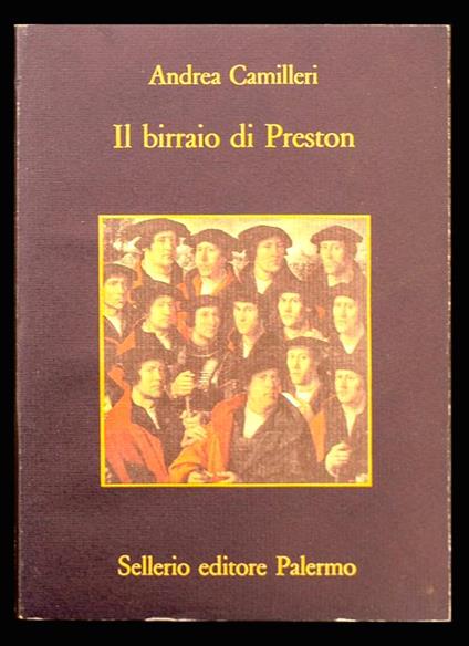 Il birraio di Preston - Andrea Camilleri - copertina