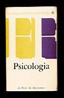 Psicologia - Peter R. Hofstatter - copertina