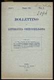 Bollettino di Letteratura critico-religiosa - Giulio Farina - copertina