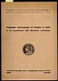 Traduzioni ottocentesche di Erodoto in Italia e la questione del dialetto erodoteo