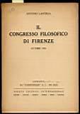 Il Congresso filosofico di Firenze