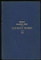 Oeuvres completes de Clement Marot Tome III - Clement Marot - copertina