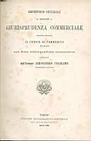 Repertorio generale di massime di Giurisprudenza commerciale disposte secondo il codice di commercio italiano - Alessandro Ingaramo - copertina