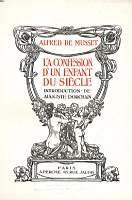 La confession d'un enfant du siecle - Alfred de Musset - copertina