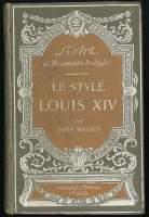 Le style Louis XIV - Émile Bayard - copertina