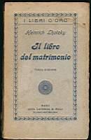 Il libro del matrimonio - Heinrich Lhotzky - copertina