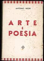 Arte e poesia - Antonio Negri - copertina