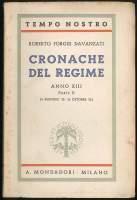 Cronache del regime - Roberto Forges Davanzati - copertina