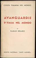Avanguardie d'Italia nel mondo - Paolo Orano - copertina
