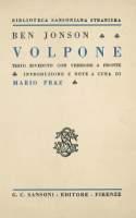 Volpone - Ben Jonson - copertina